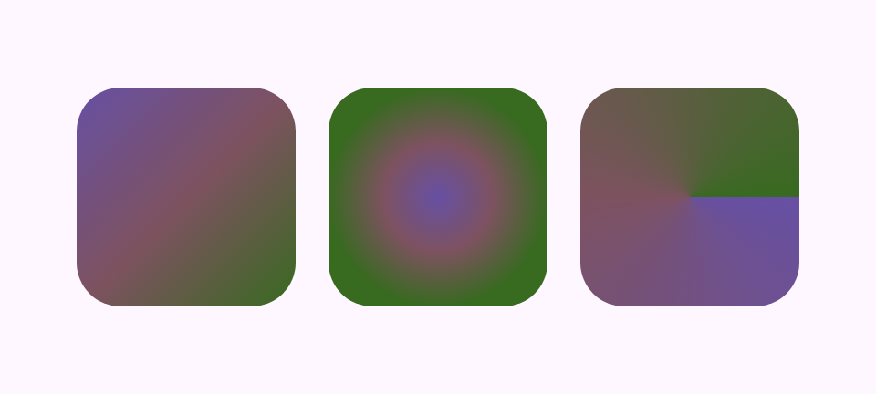 Gradients component detail screen from Compose Playground.