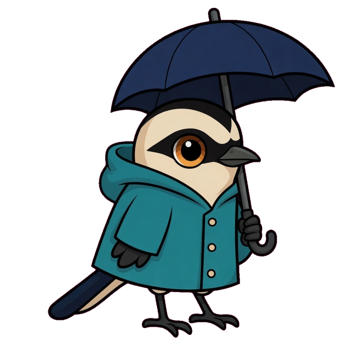 held umbrella